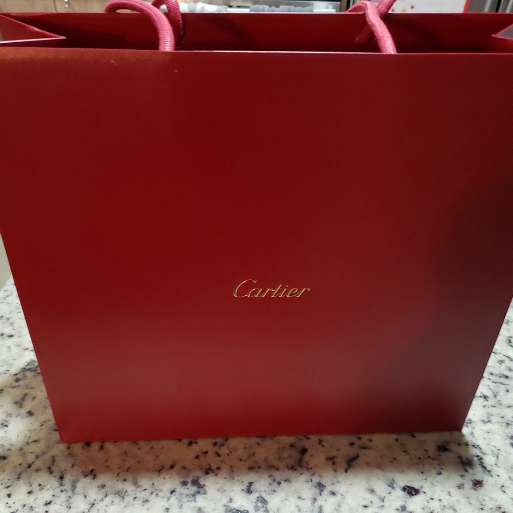 Cartier paper giftbag 12.5x11x4.5